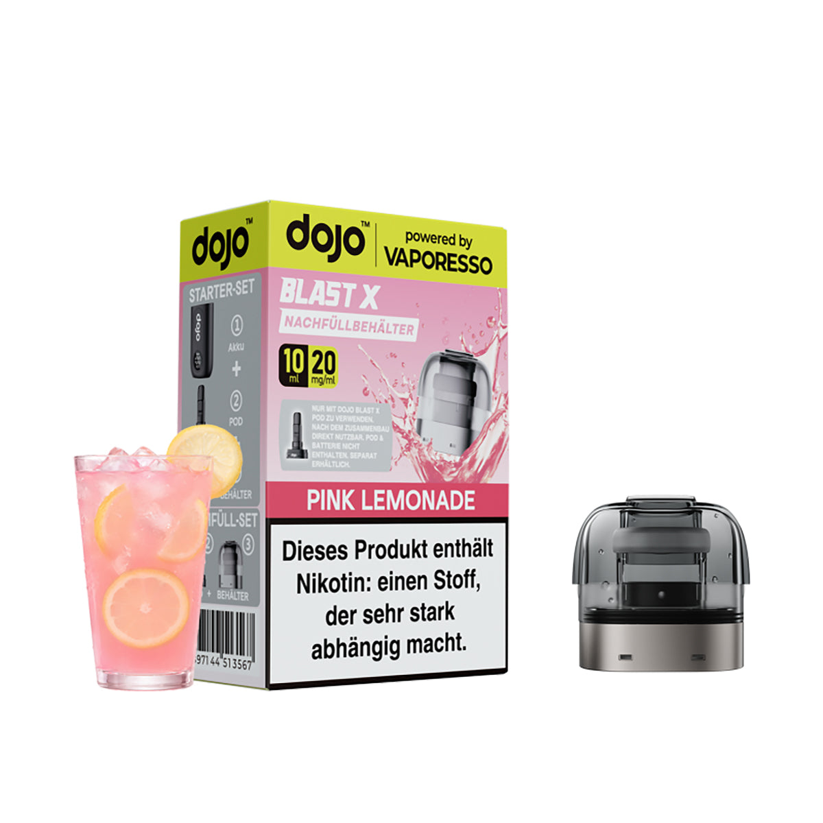 Dojo Blast X Pod + Leerpod Set Pink Lemonade