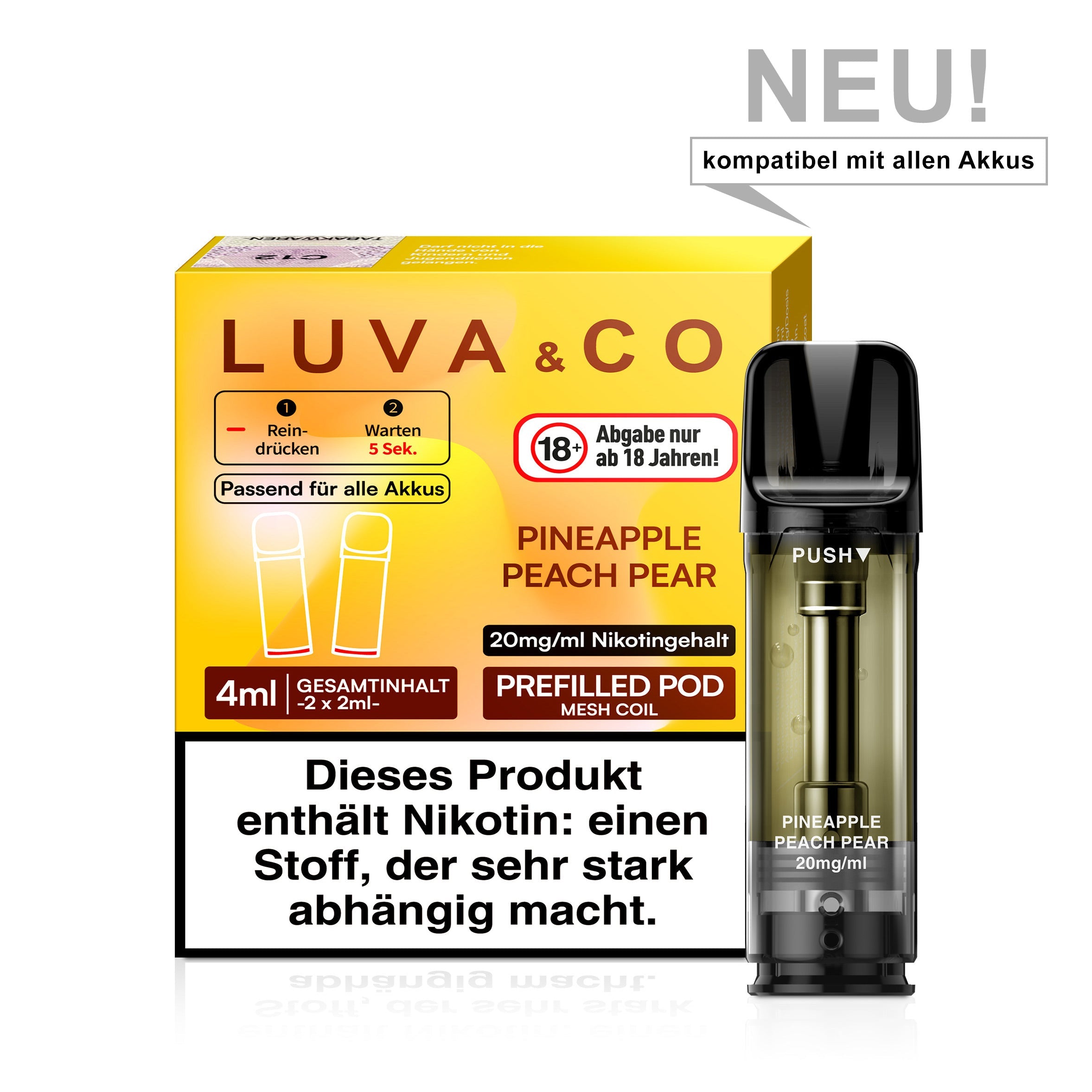 Luva & Co Pods 20mg Alle Sorten kaufen Vapechamp.de