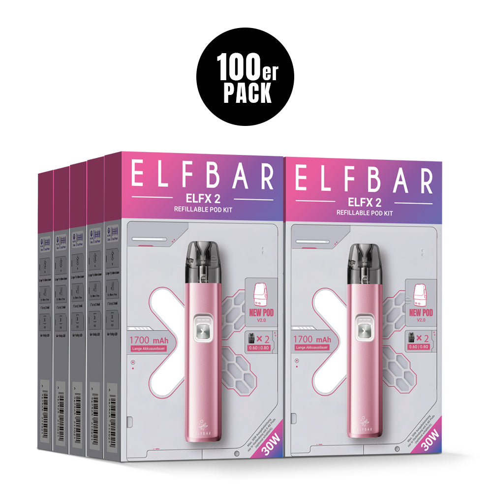 Elfbar ELFX 2 Kit – Berry Pink (Ansicht 4)