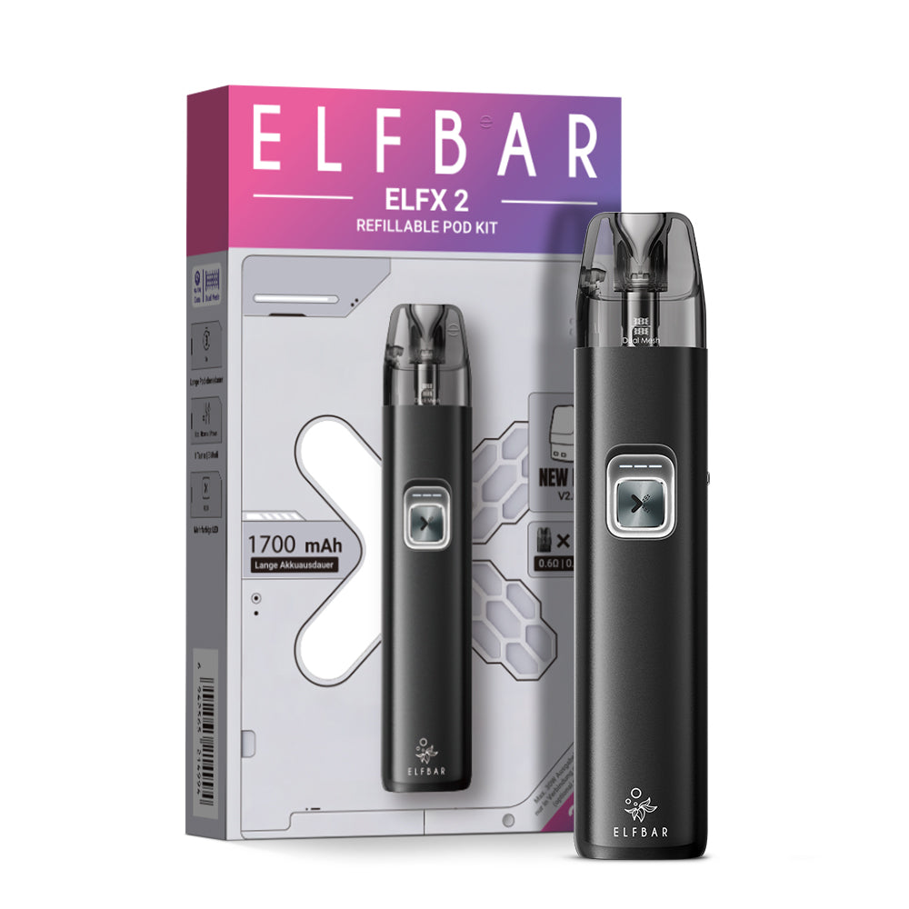 Elfbar ELFX 2 Kit – Matte Black (Ansicht 2)