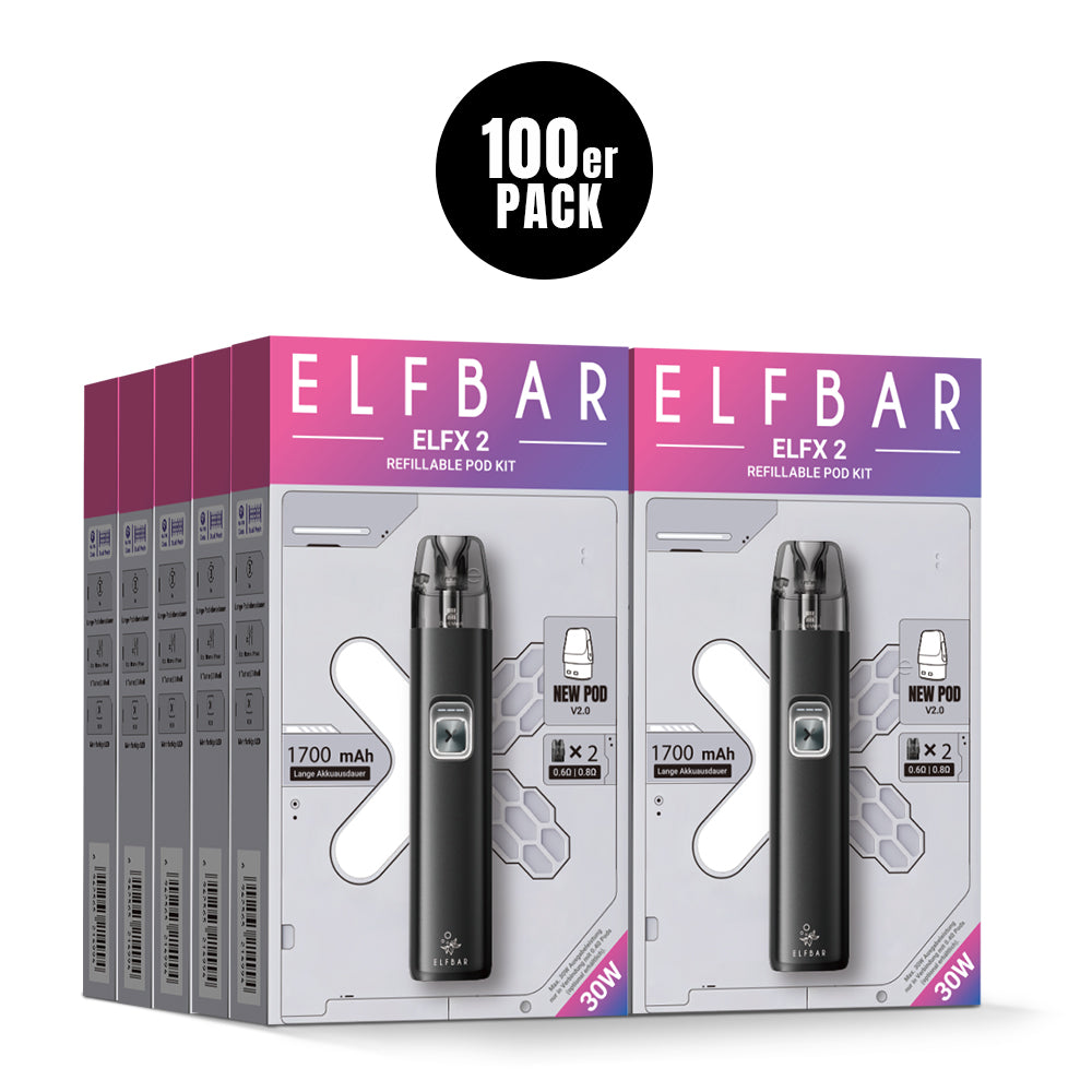 Elfbar ELFX 2 Kit – Matte Black (Ansicht 4)