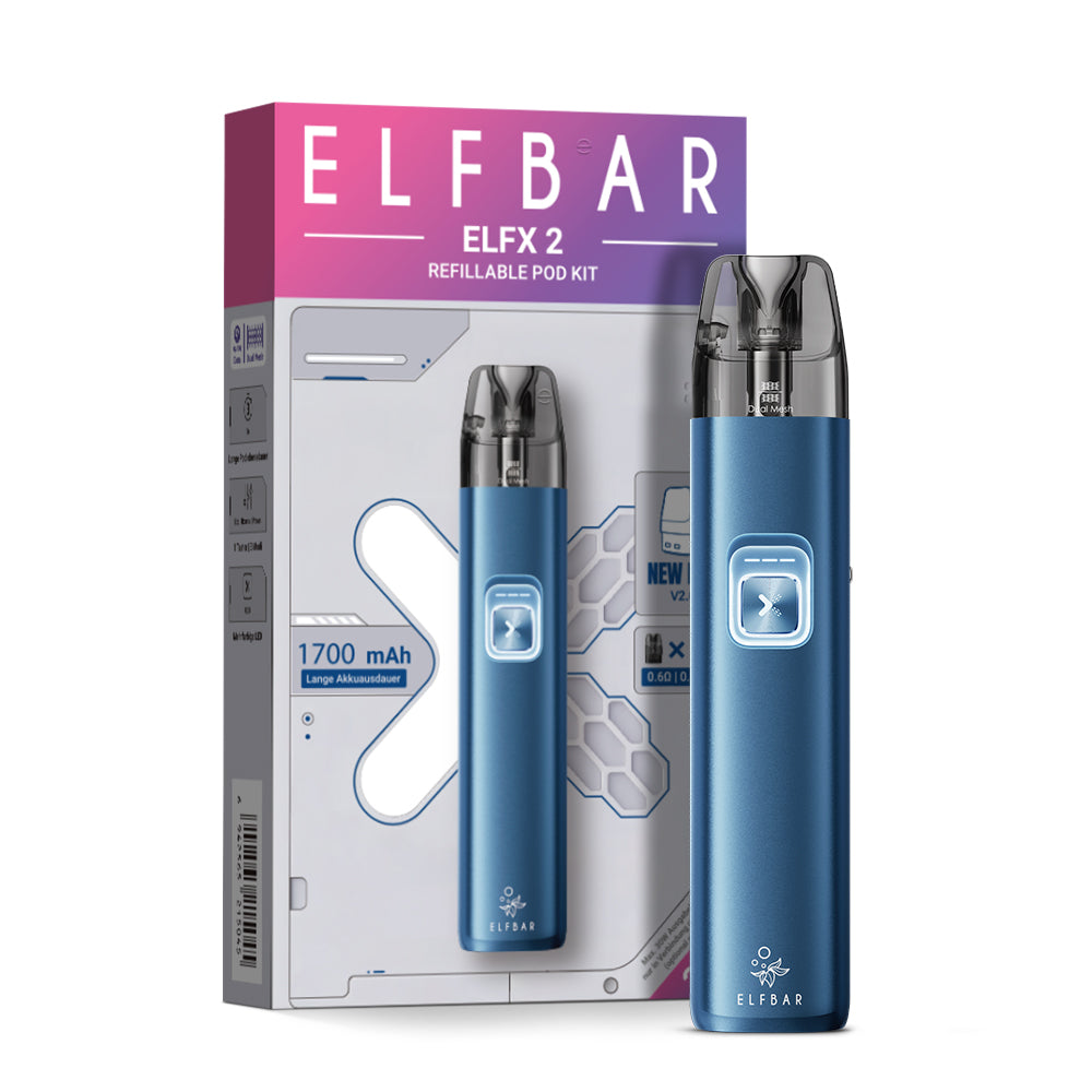 Elfbar ELFX 2 Kit – Ocean Blue (Ansicht 2)