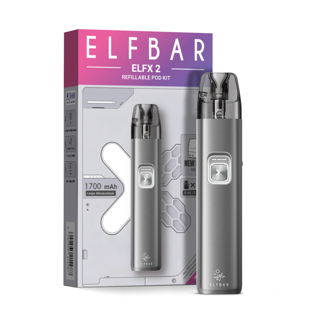 Elfbar ELFX 2 Kit – Space Grey (Ansicht 2)