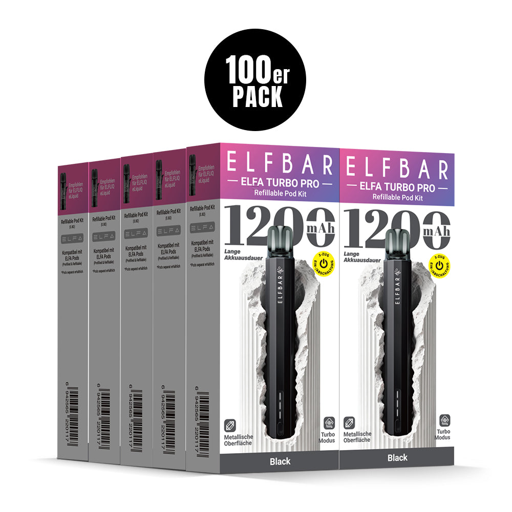 Elfbar ELFA Turbo Pro Kit – Black (Ansicht 4)
