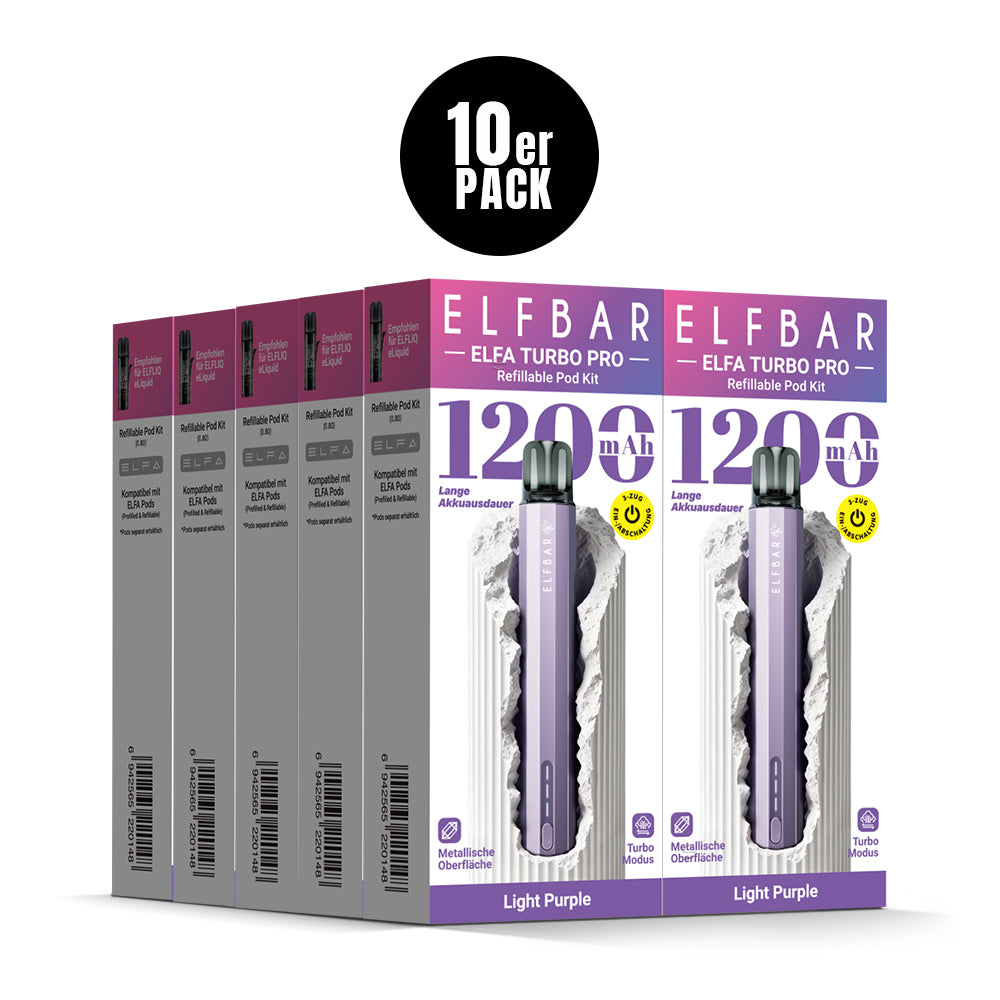 Elfbar ELFA Turbo Pro Kit – Light Purple (Ansicht 3)
