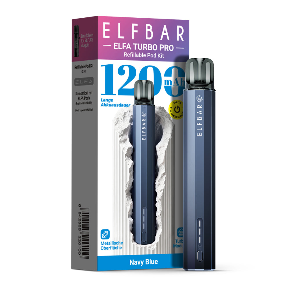Elfbar ELFA Turbo Pro Kit – Navy Blue (Ansicht 2)