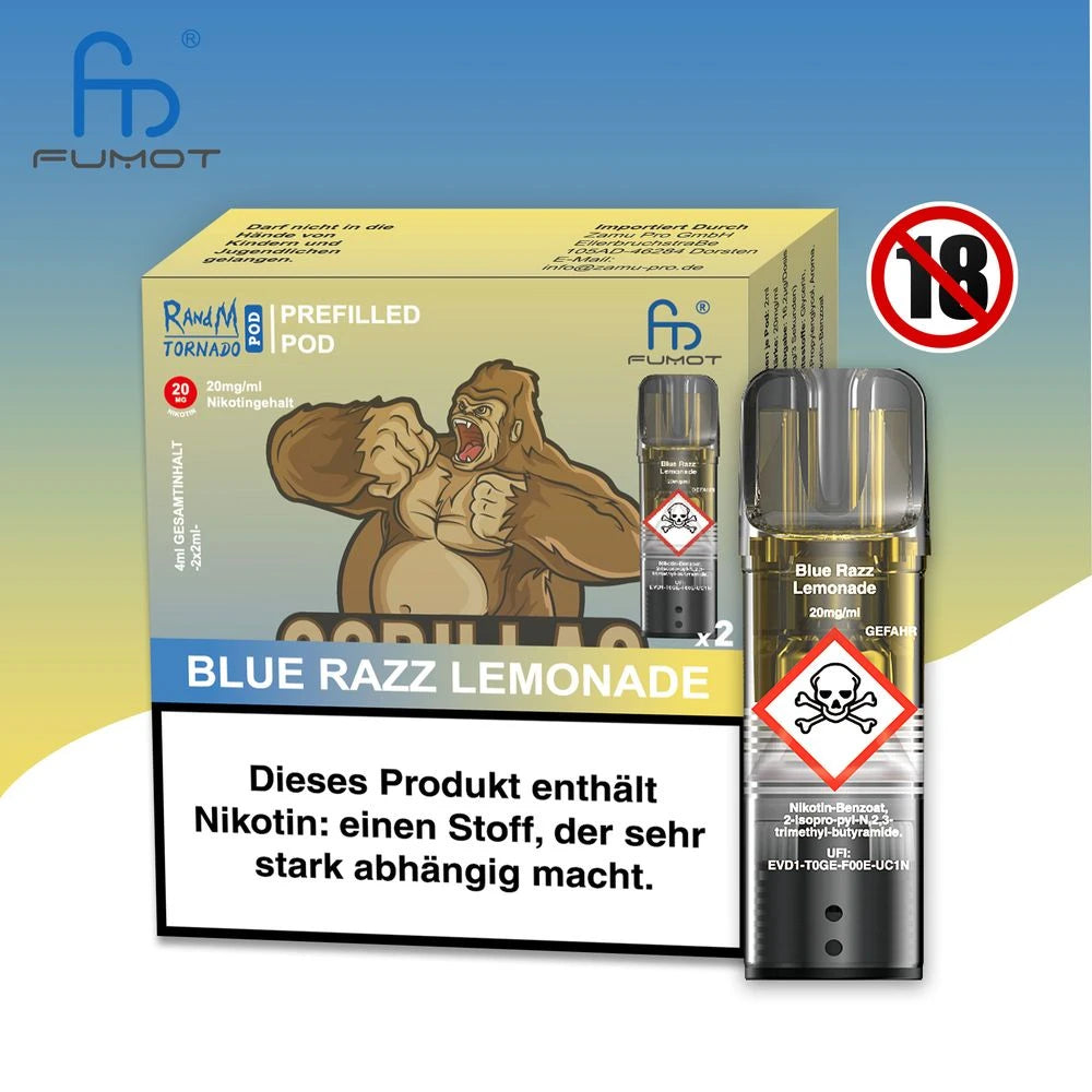RandM Tornardo - Prefilled Pod - 20 mg/ml Nikotin Vapechamp.de