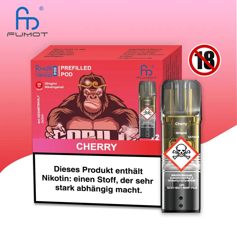 RandM Tornardo - Prefilled Pod - 20 mg/ml Nikotin Vapechamp.de