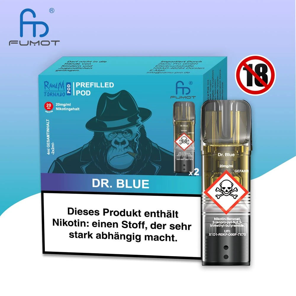 RandM Tornardo - Prefilled Pod - 20 mg/ml Nikotin Vapechamp.de