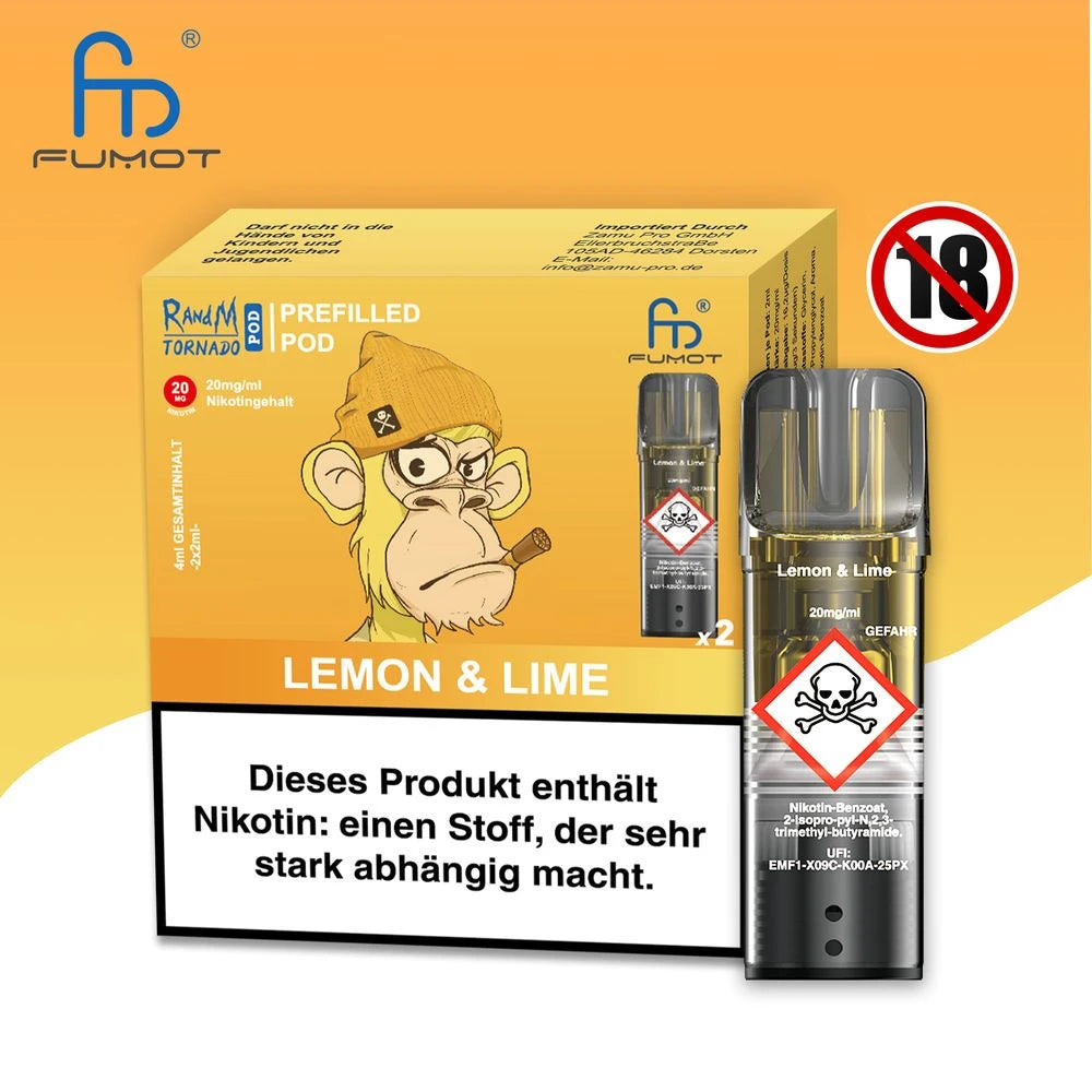 RandM Tornardo - Prefilled Pod - 20 mg/ml Nikotin Vapechamp.de