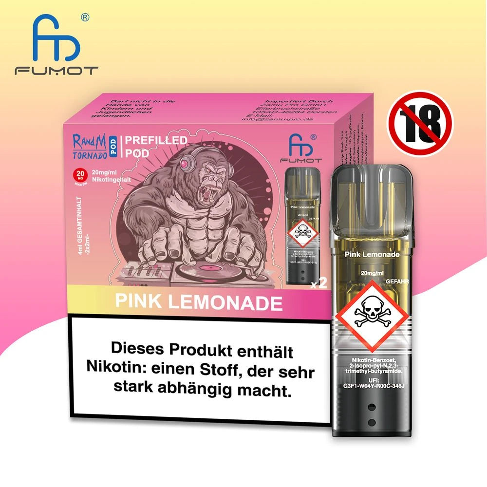 RandM Tornardo - Prefilled Pod - 20 mg/ml Nikotin Vapechamp.de