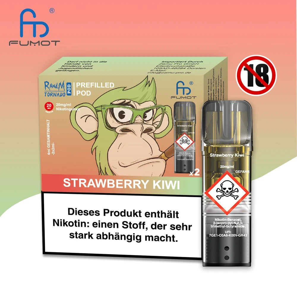 RandM Tornardo - Prefilled Pod - 20 mg/ml Nikotin Vapechamp.de