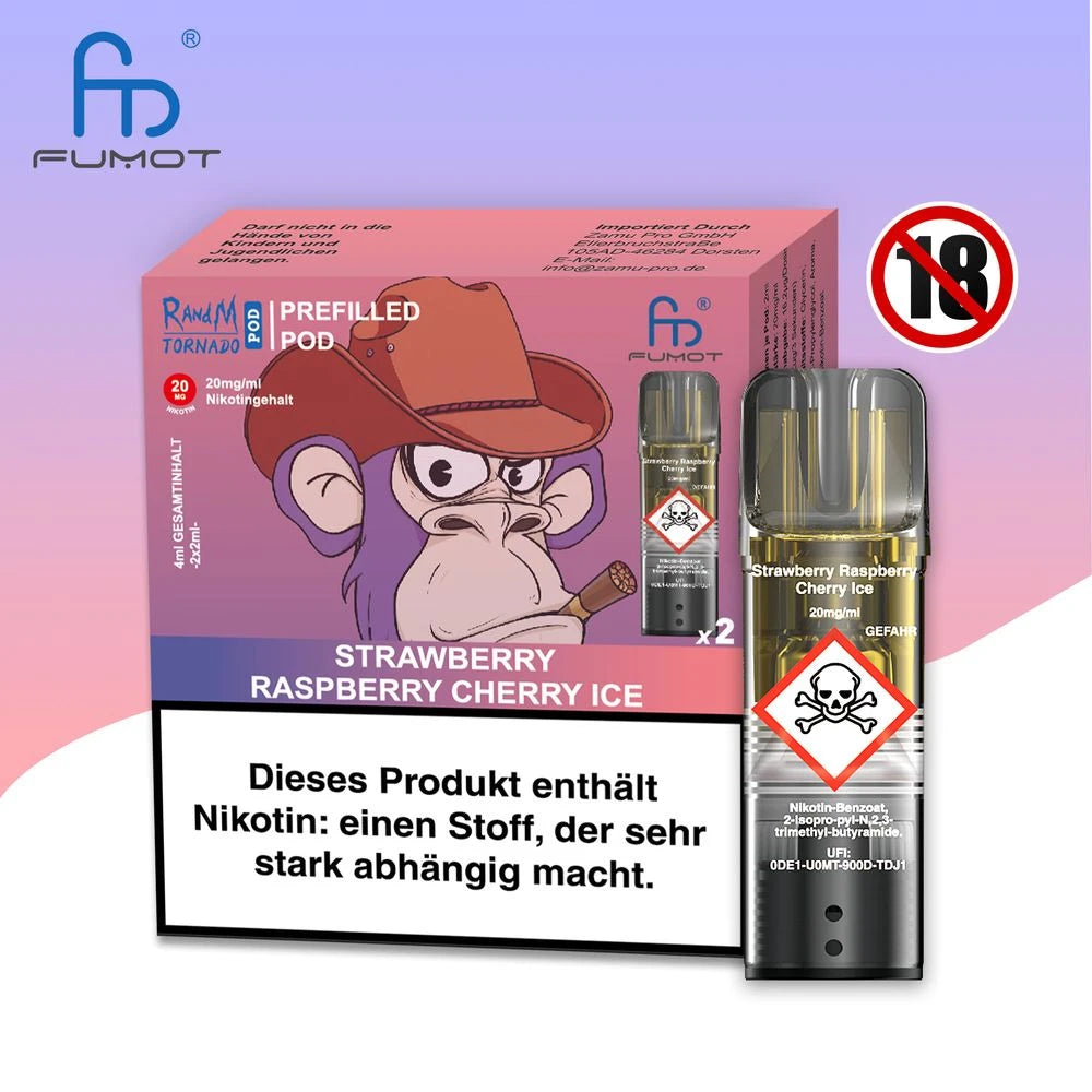 RandM Tornardo - Prefilled Pod - 20 mg/ml Nikotin Vapechamp.de
