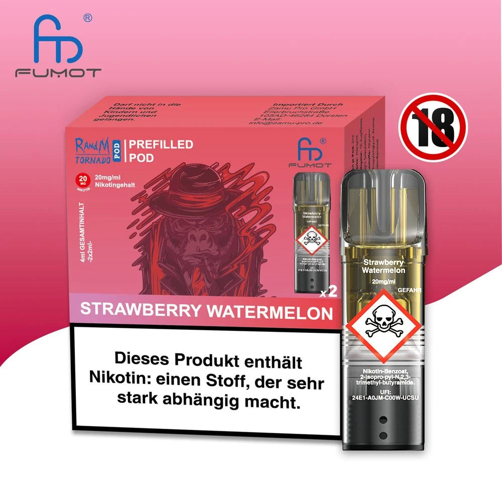 RandM Tornardo - Prefilled Pod - 20 mg/ml Nikotin Vapechamp.de