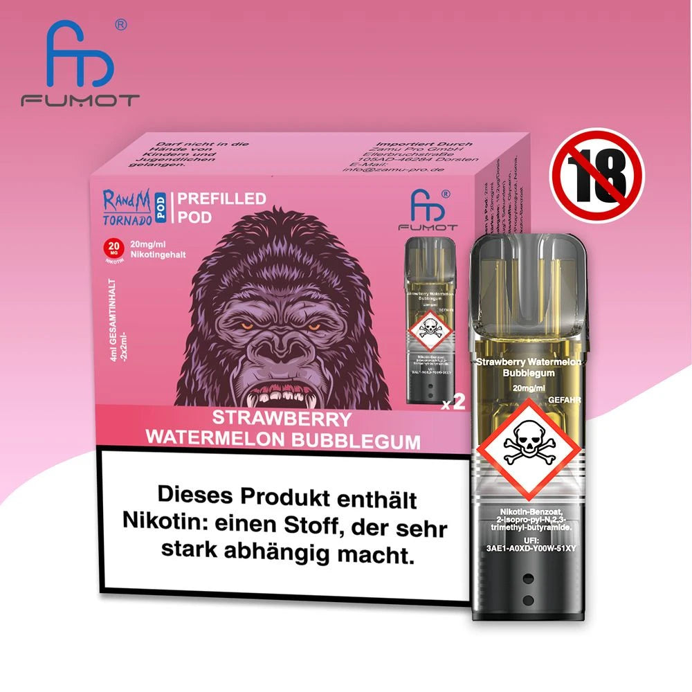 RandM Tornardo - Prefilled Pod - 20 mg/ml Nikotin Vapechamp.de