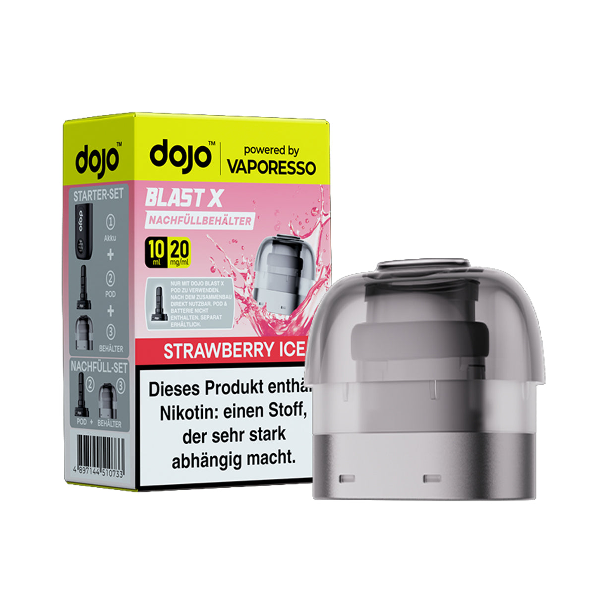Dojo Blast X Refill Pods Strawberry Ice