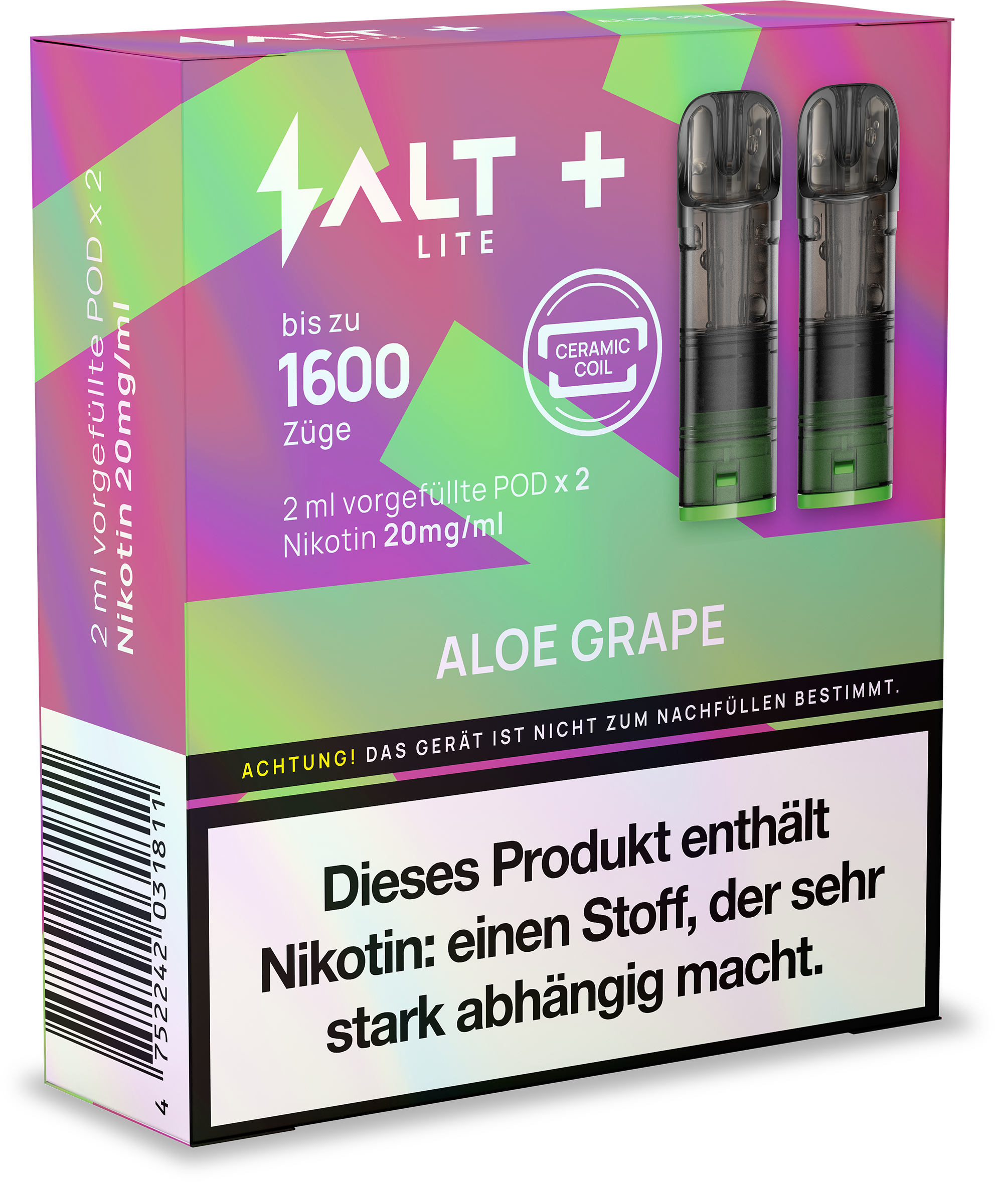Salt+ Lite Pods – 20 mg/ml Nikotin Vapechamp.de
