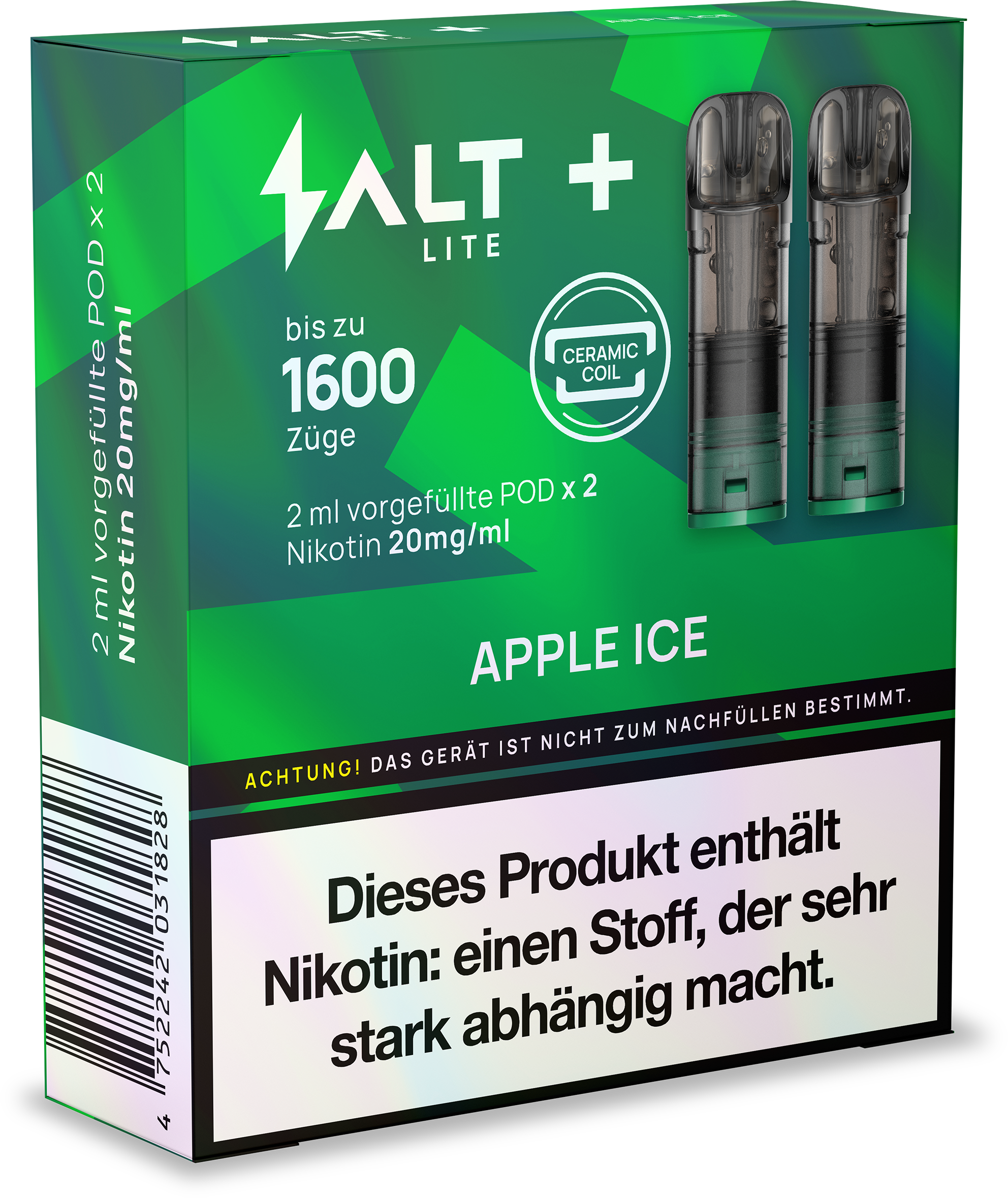 Salt+ Lite Pods – 20 mg/ml Nikotin Vapechamp.de