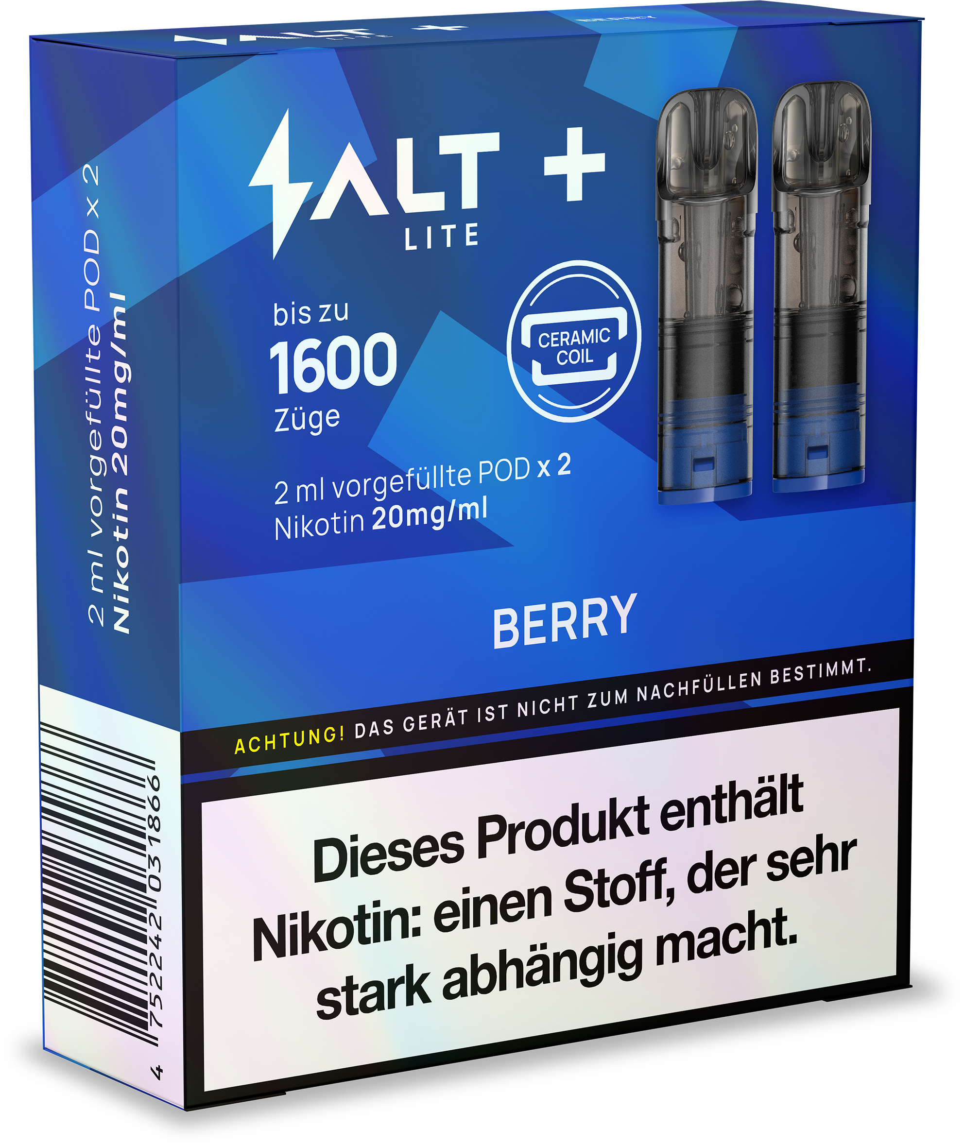 Salt+ Lite Pods – 20 mg/ml Nikotin Vapechamp.de