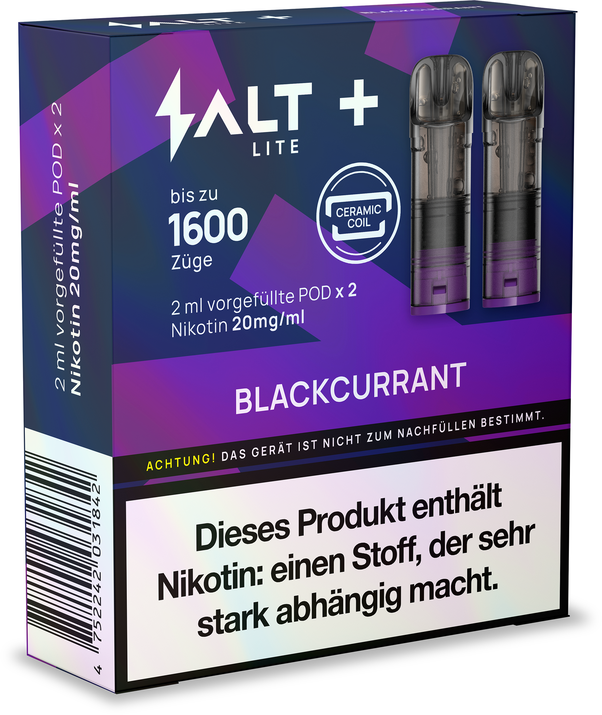 Salt+ Lite Pods – 20 mg/ml Nikotin Vapechamp.de