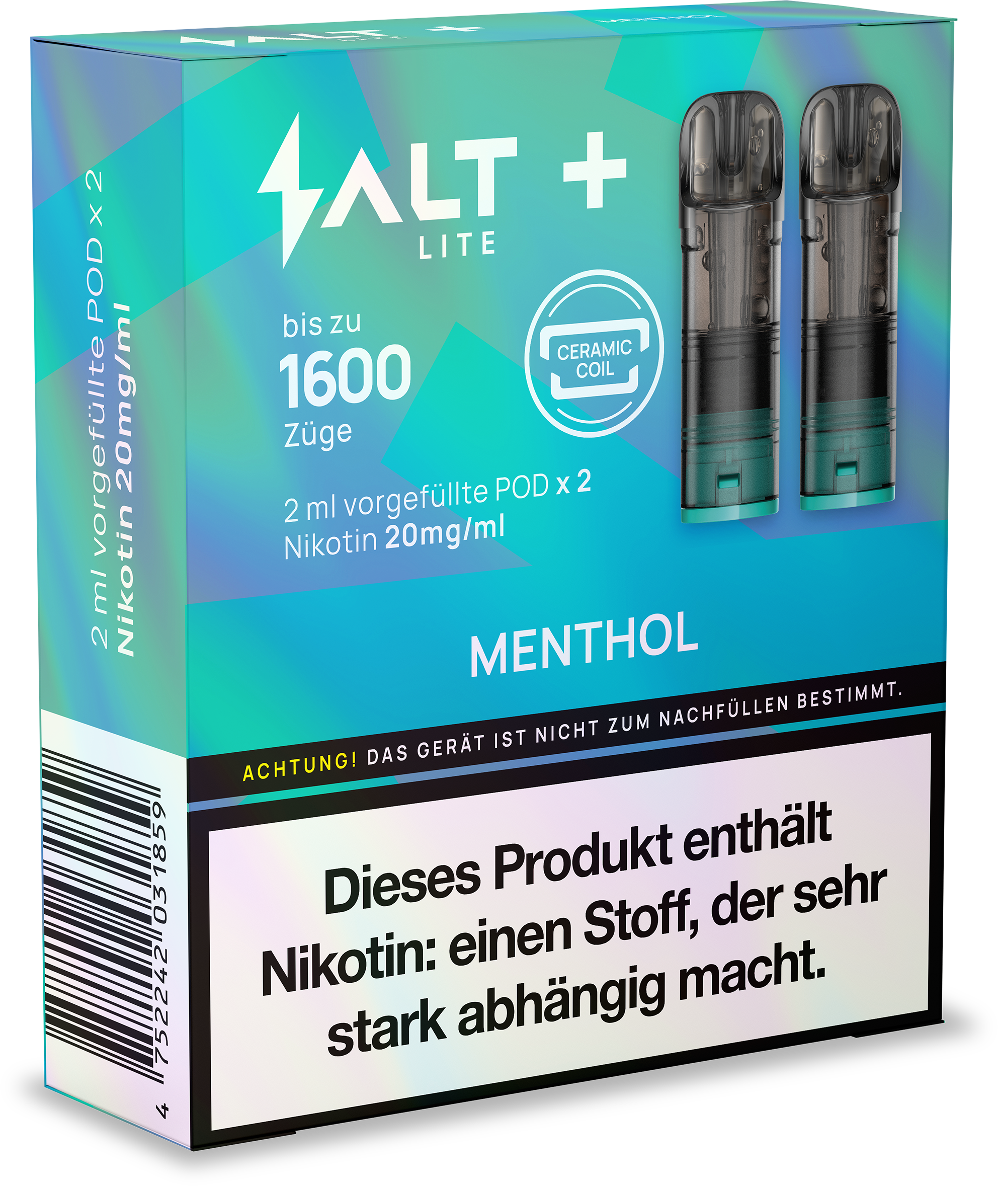 Salt+ Lite Pods – 20 mg/ml Nikotin Vapechamp.de