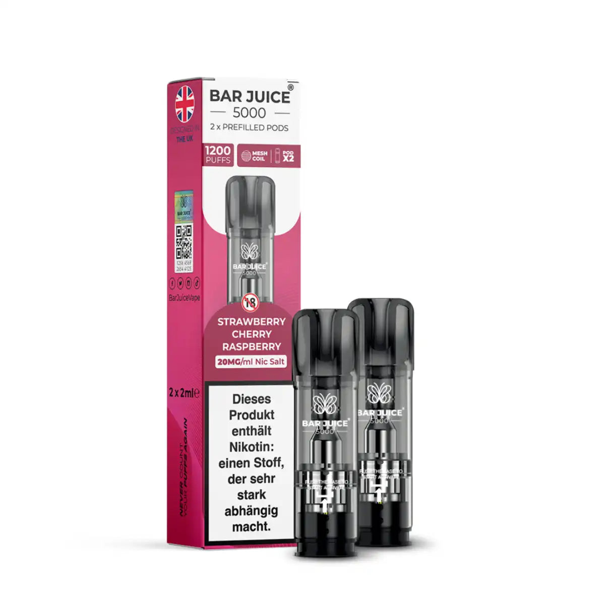 Bar Juice Pods 2er Pack – 20mg Nikotinsalz