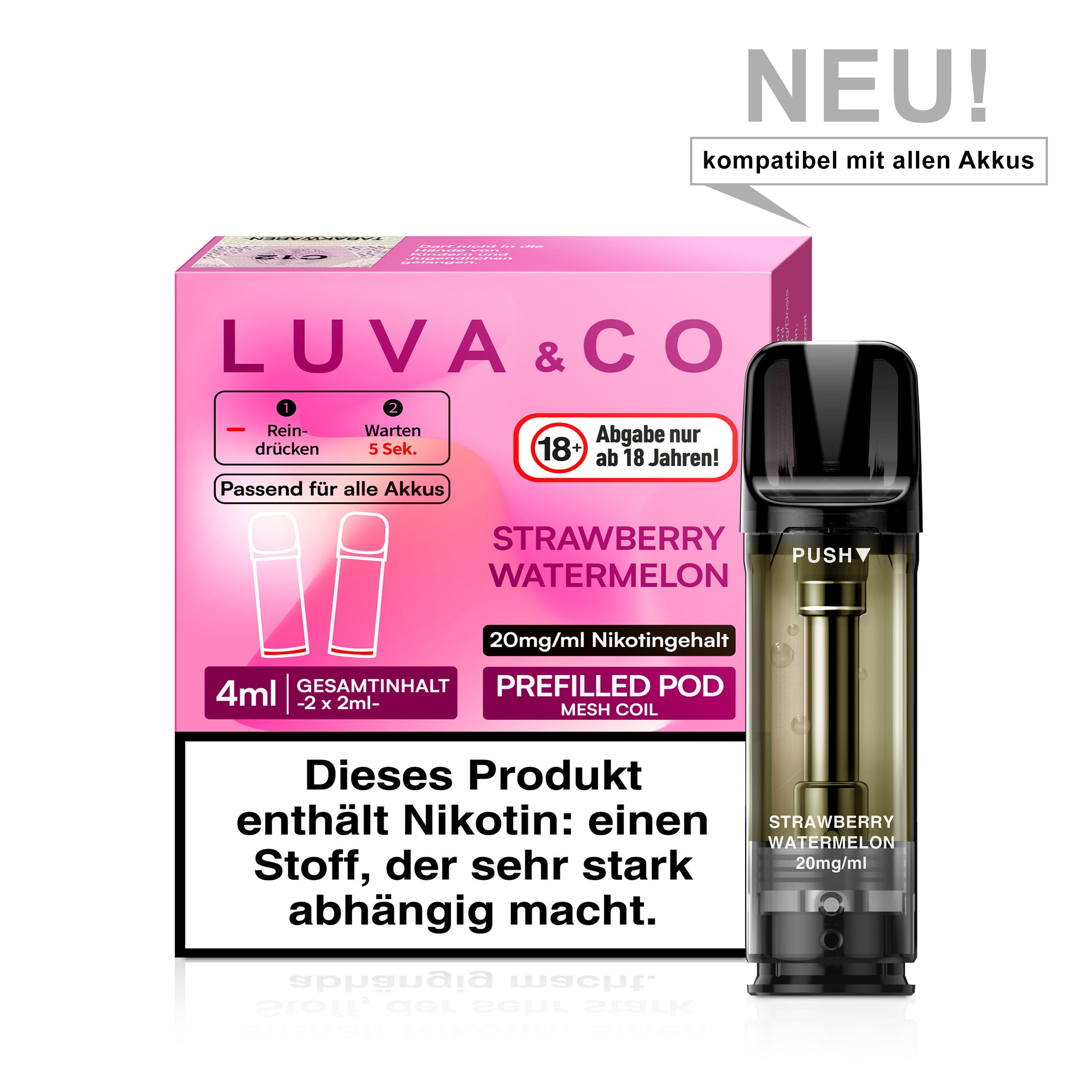 Luva & Co Pods 20mg Alle Sorten kaufen Vapechamp.de