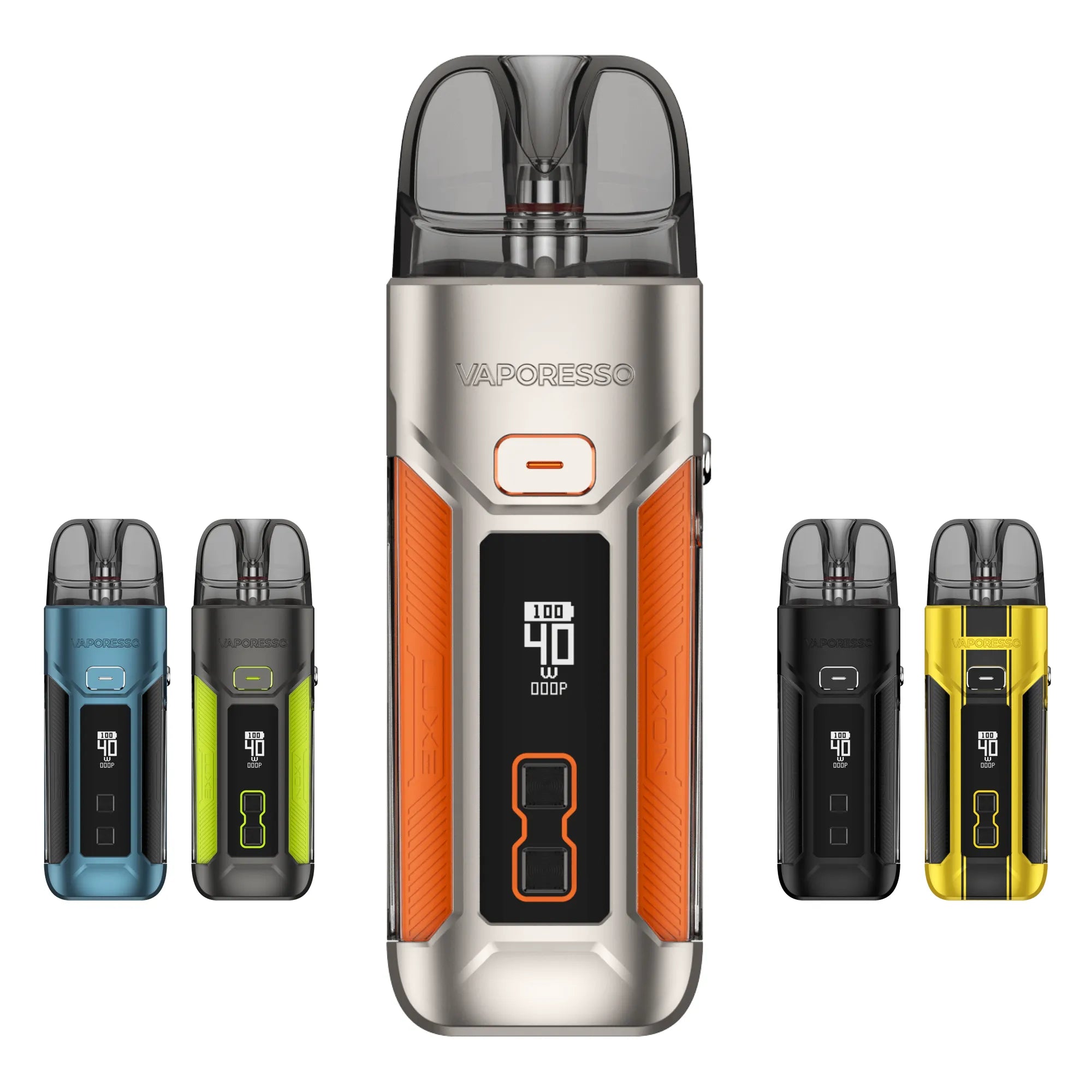 Vaporesso Luxe X Pro Orange Silber – farbenfrohe Vape, sofort verfügbar