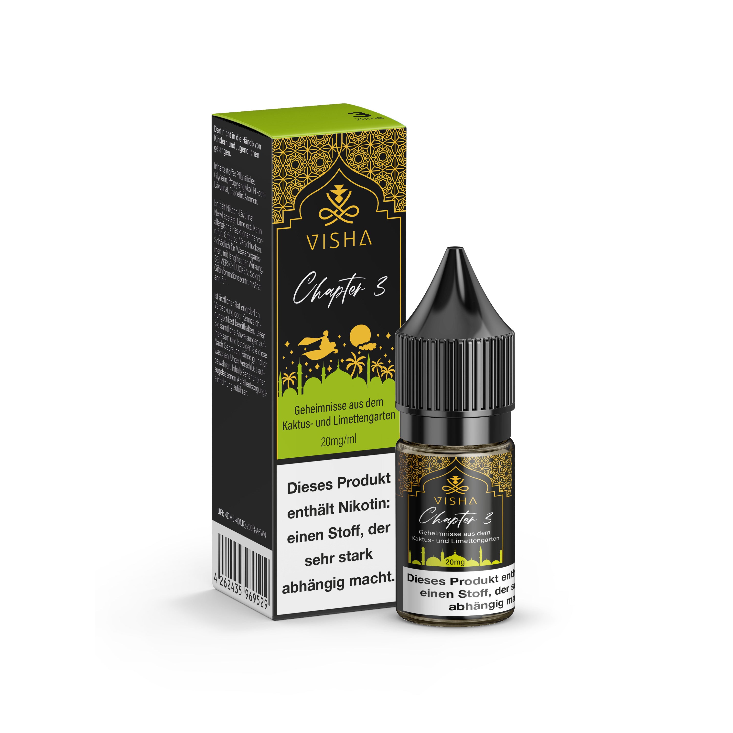 Visha Chapter 3 – Kaktus & Limette Nikotinsalzliquid 20mg/ml | 10ml - Elfbar600.Bayern