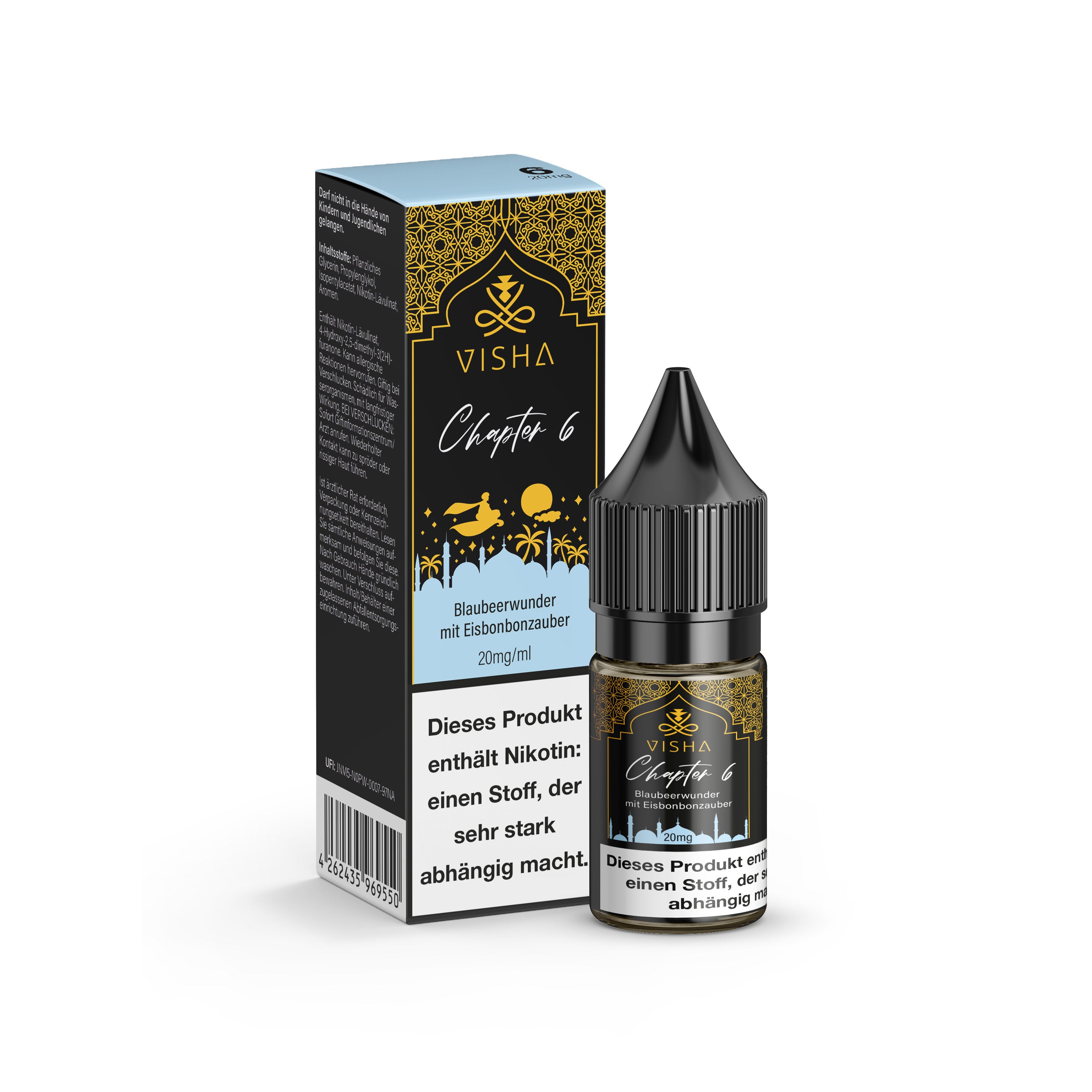 Visha Chapter 6 – Blaubeer Eisbonbon Nikotinsalzliquid 20mg/ml | 10ml - Elfbar600.Bayern