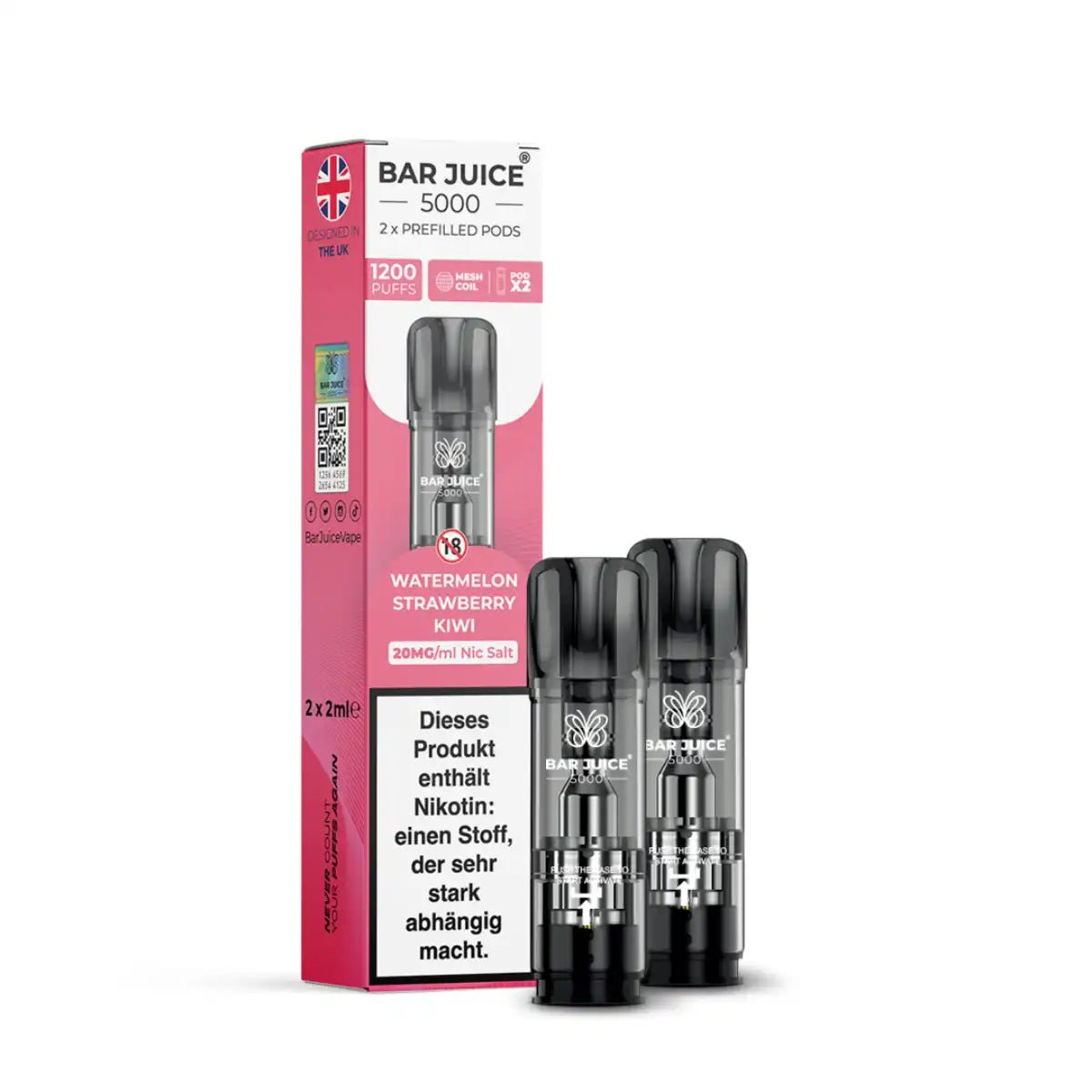 Bar Juice Pods 2er Pack – 20mg Nikotinsalz - Vapechamp.de
