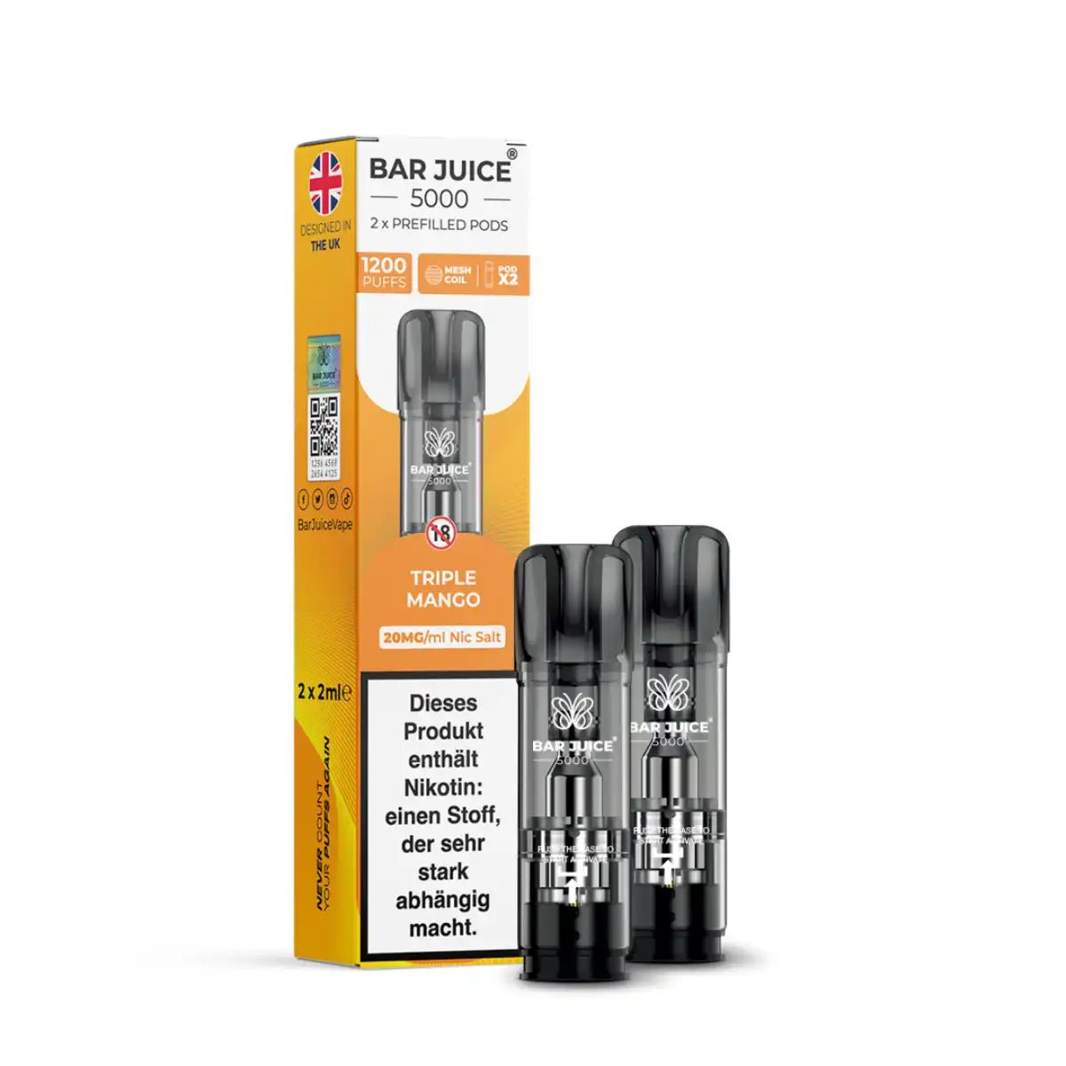 Bar Juice Pods 2er Pack – 20mg Nikotinsalz - Vapechamp.de