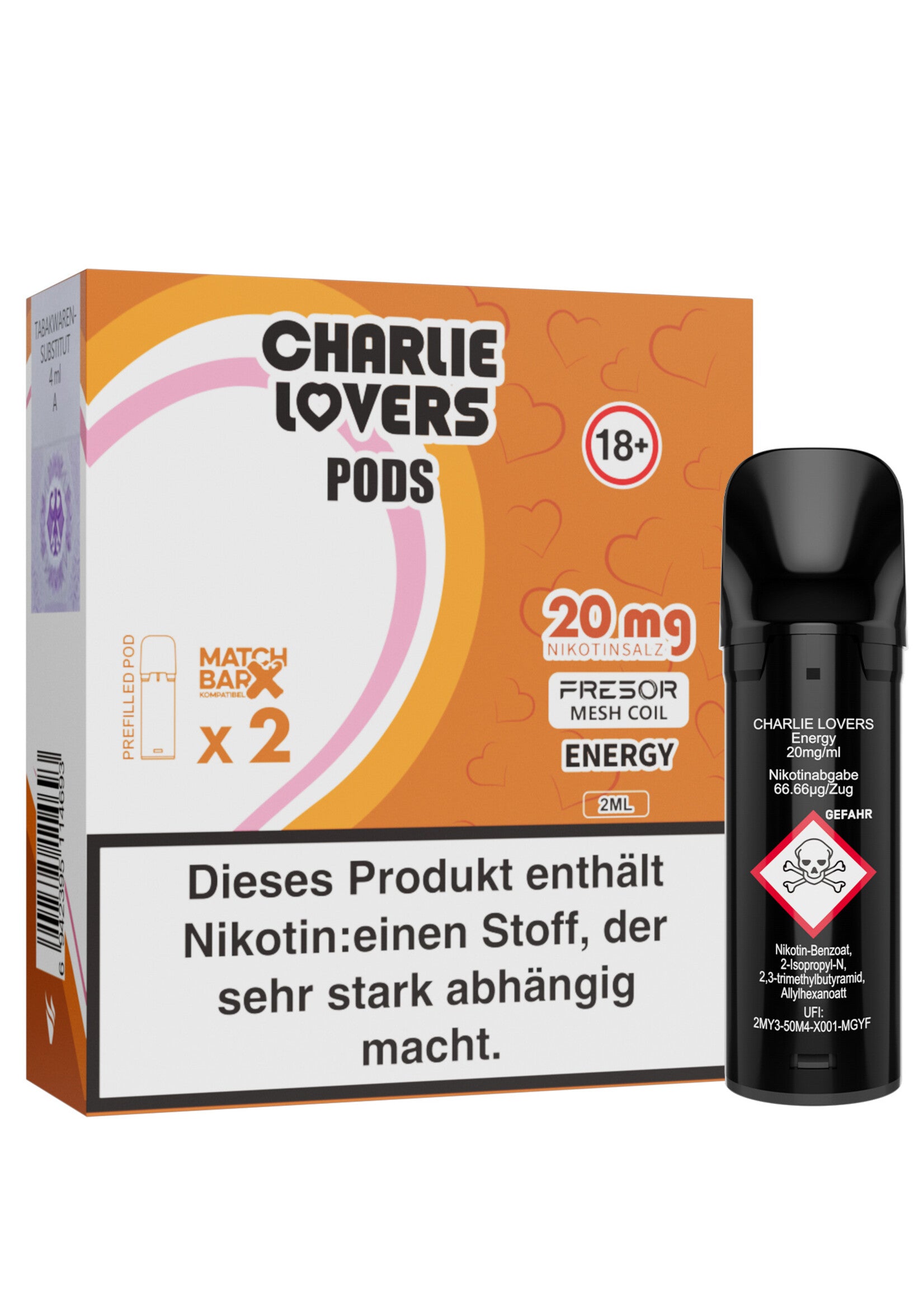 Charlie Lovers Pods Energy