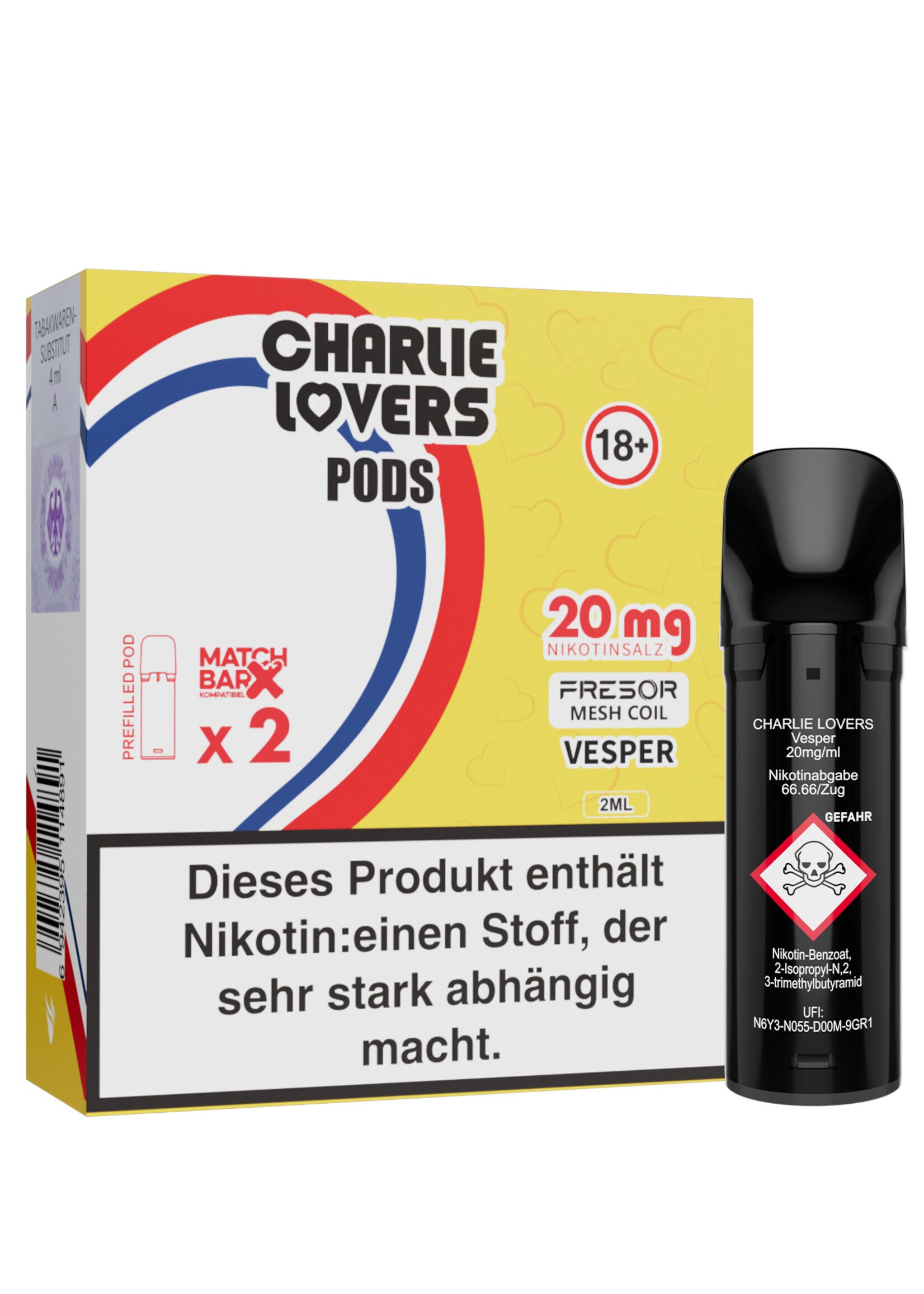 Charlie Lovers Pods Vesper