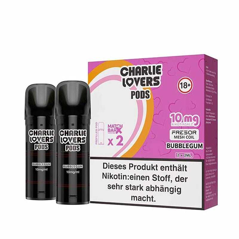 Charlie Lovers Pods Bubblegum
