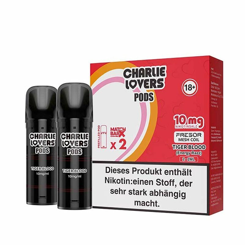 Charlie Lovers Pods Tigerblood