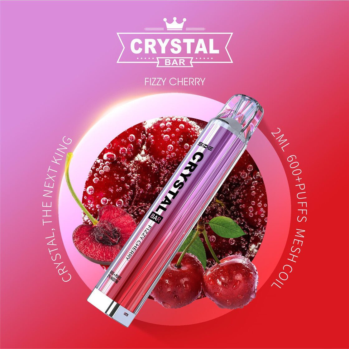 Crystal Bar Fizzy Cherry - Vapechamp.de