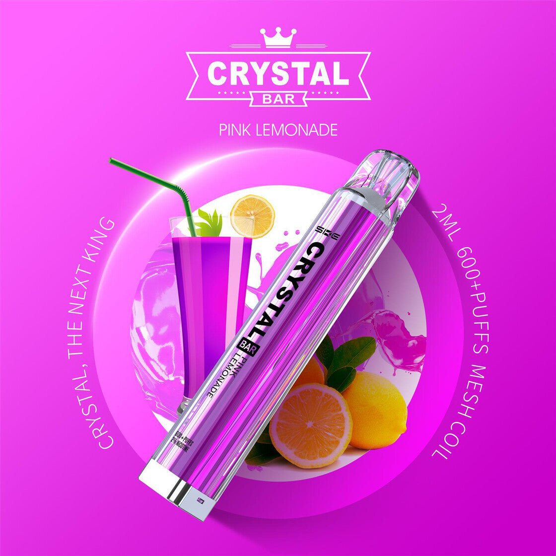 Crystal Bar Pink Lemonade - Vapechamp.de