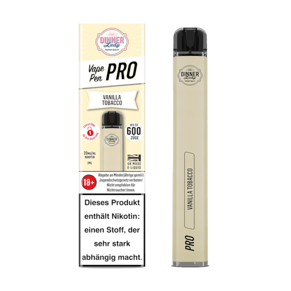 Dinner Lady - Vape Pen Pro - 20mg/ml Nikotin - Vapechamp.de