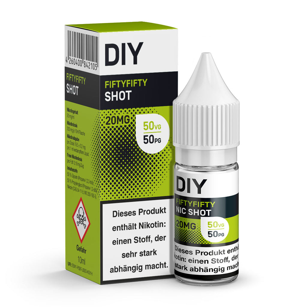 Nikotin Shot 20 mg/ml Standard, 50 VG / 50 PG