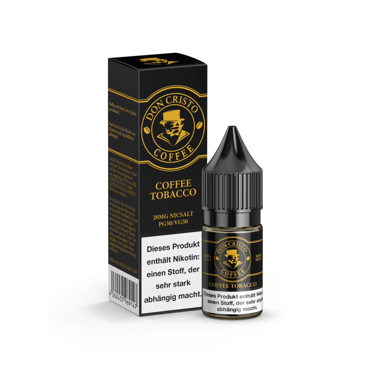 Don Cristo Coffee Tobacco Nikotinsalz - Liquid 20mg/ml - Vapechamp.de