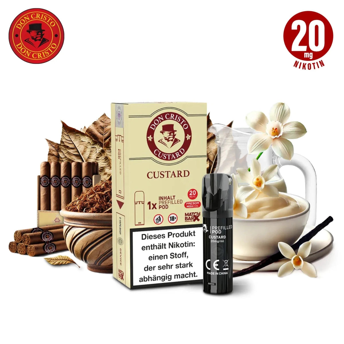 Don Cristo Nikotinsalz - Liquid 20mg/ml - Vapechamp.de