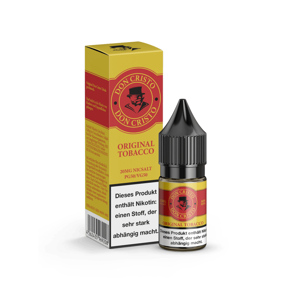 Don Cristo Original Tobacco Nikotinsalz - Liquid 20mg/ml - Vapechamp.de
