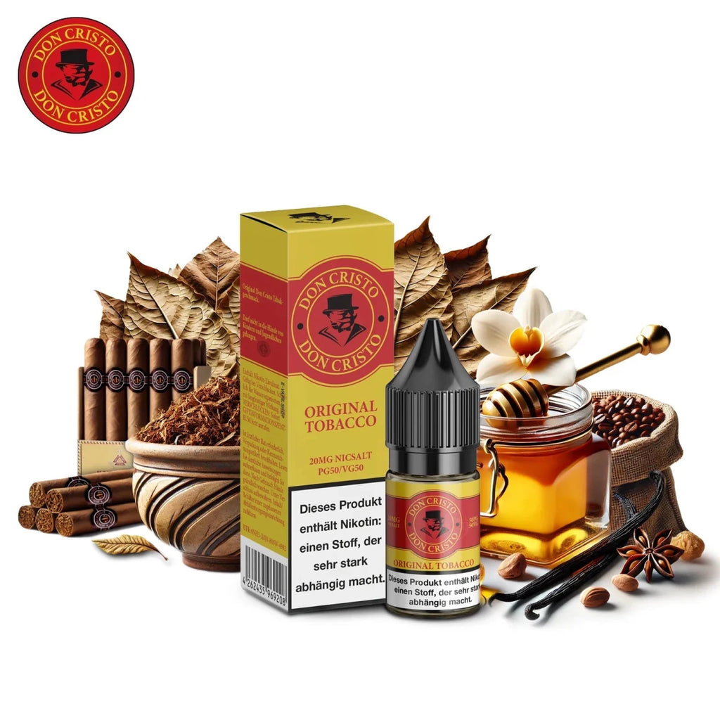 Don Cristo Original Tobacco Nikotinsalz - Liquid 20mg/ml - Vapechamp.de