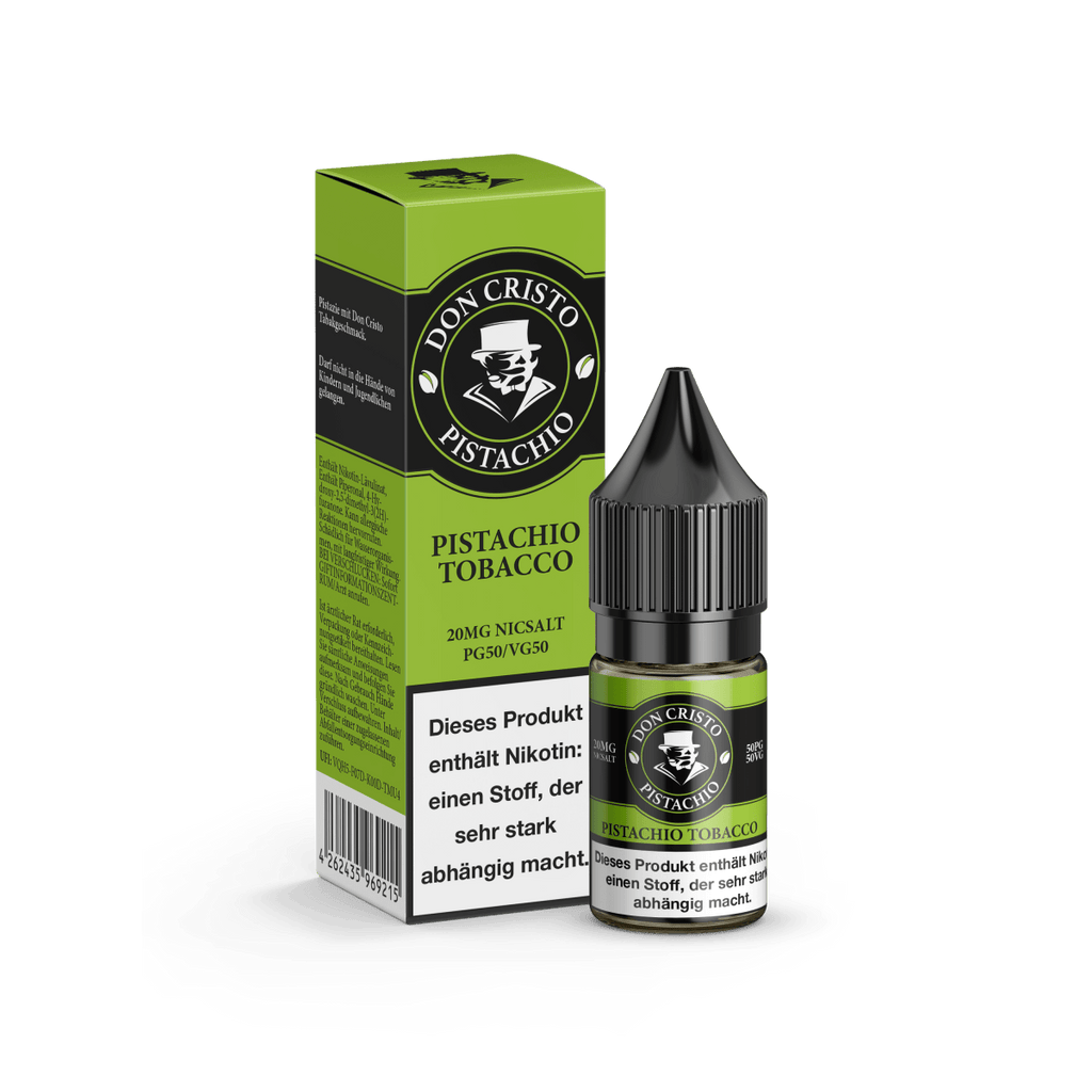 Don Cristo Pistachio Tobacco Nikotinsalz - Liquid 20mg/ml - Vapechamp.de