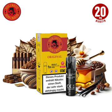 Don Cristo Pods Original - Tabak pur - 20 mg/ml für ELFA