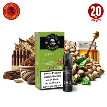 Don Cristo Pods Pistachio - Tabak Pistazie - 20 mg/ml für ELFA