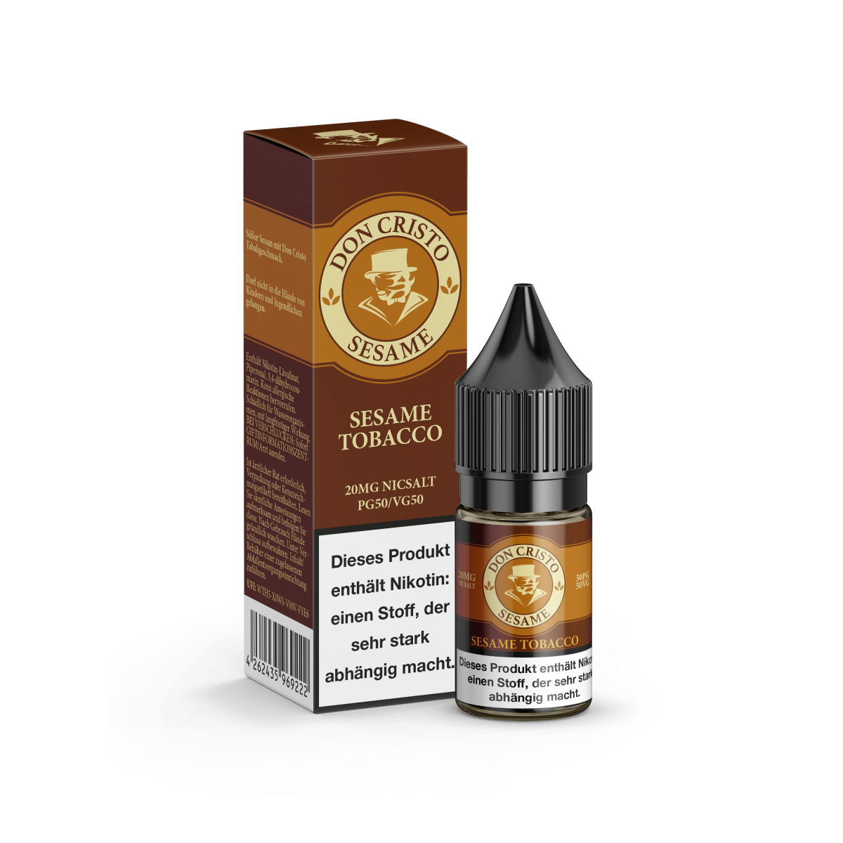 Don Cristo Sesame Tobacco Nikotinsalz - Liquid 20mg/ml - Vapechamp.de