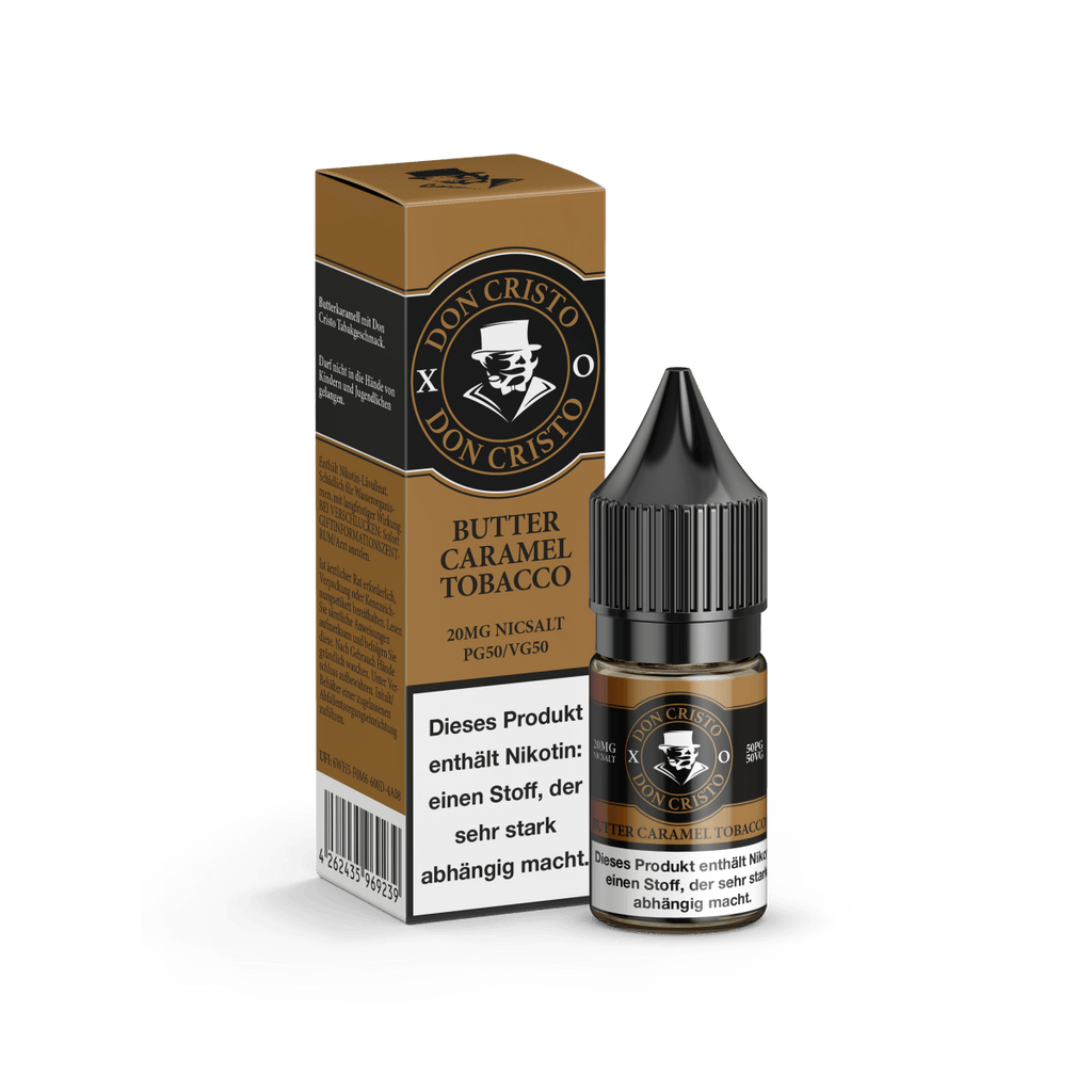 Don Cristo XO Butter Caramel Tobacco Nikotinsalz - Liquid 20mg/ml - Vapechamp.de