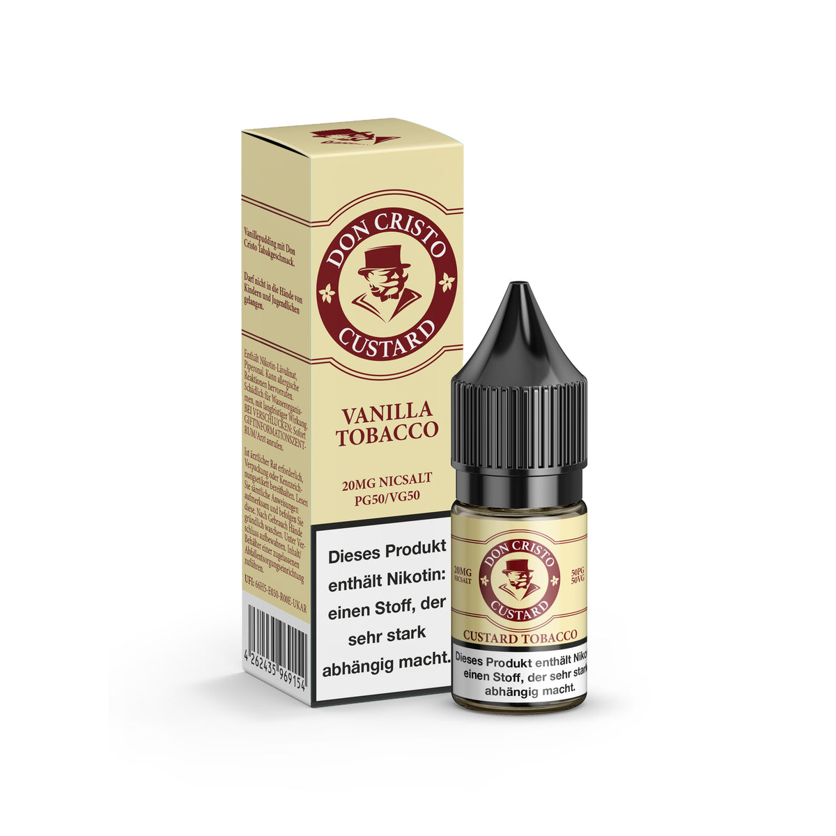 Don Cristo Liquid Custard Tobacco 20 mg/ml